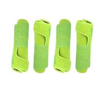 KQFCAZRE Ensemble de 4 Guêtres Respirantes pour Chevaux, Confortables et Adaptées à L'extérieur, Vert Clair, Je