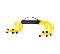 KQFCAZRE Ensemble de 5 Haies D'agilité, équipement D'entraînement à La de Saut, Jaune, Obstacles Multifonctionnels pour, Sports, 15cm