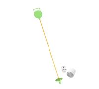 KQFCAZRE Ensemble de Golf avec Drapeau, Trou et Piquet pour Activités de Plein Air, Vert