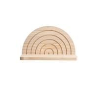 KQFCAZRE Étagère Murale en Bois Étagère Support Présentoir Plateau Rectangulaire Stable pour Photos et Souvenirs Pin Clair Texturé Montage Mural Adaptée aux Chambres d'enfants Entrées Lecture 29cm