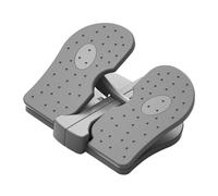KQFCAZRE Fitness Stepper Machine Mini Barre Stepper Exercice Jambes Pédale Activatrice Système Pliable Mobile Conception en Nylon Adapté pour Activité Profonde, Gris