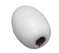KQFCAZRE Flotteur d'ancrage pour Kayak, Boule de Corde, Flotteur Portable en Forme d'olive, Bouée de Marquage pour La Pêche et Les Activités Nautiques, Blanc
