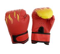KQFCAZRE Gants de Taekwondo pour Enfants, Gants de Protection des Mains, Taille S, Rouge 7 Pouces, comme décrit