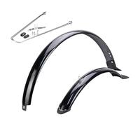 KQFCAZRE Garde-Boue Avant et Arrière pour VTT, Compatibles avec Les Pneus de 26 Pouces. Accessoires Robustes pour Une Utilisation en Extérieur, Attelle d'argent