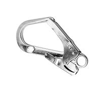 KQFCAZRE Grand Mousqueton en Alliage 25 KN pour l'escalade et La Descente en Rappel.