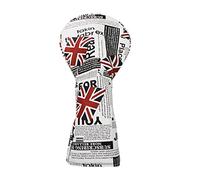 KQFCAZRE Housses de de Golf Imperméables en PU, Accessoires de Protection pour La Tête de Club de Golf, Le Drapeau de l'Union 1