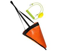 KQFCAZRE Kit D'ancre Flottante pour Bateau Gonflable, Comprenant Une Bouée, Une Chaussette de Dérive et Une Corde Flottante. Accessoires Légers en PVC et N, Corde Verte, 24 Pouces