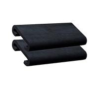KQFCAZRE Lot de 2 Coussins de Siège pour Aviron de Bateau Dragon, Coussin de Protection en Forme de U pour Selle et Bateau Dragon, Noir