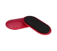 KQFCAZRE Lot de 2 disques de glisse pour abdominaux, compacts et adaptés aux débutants, pour un entraînement abdominal optimal et un équilibre parfait en, Rouge