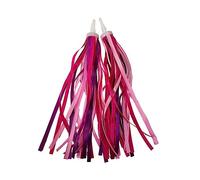 KQFCAZRE Lot de 2 Rubans Décoratifs pour Guidon, Accessoires Ruban Serpentin en PP, Application Simple, Adaptés Aux Enfants (garçons et Filles) pour Vélo, Trot, Rose