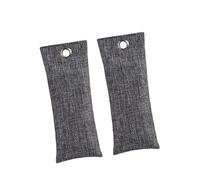 KQFCAZRE Lot de 2 Sacs Désodorisants pour Chaussures, Absorbeurs de Transpiration de Bambou, Absorbeurs D'humidité pour Chaussures de Sport, Pur, Gris 100g