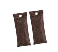 KQFCAZRE Lot de 2 Sacs Désodorisants pour Chaussures, Absorbeurs de Transpiration de Bambou, Absorbeurs D'humidité pour Chaussures de Sport, Pur, Café 100g