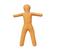 KQFCAZRE Mannequin de Grappling Professionnel Non Rempli pour Jiu-Jitsu, Mannequin D'entraînement Multi-Usage pour Arts Martiaux, Cuir PU, Forme Humaine Ad, Jaune