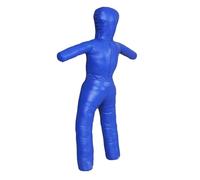 KQFCAZRE Mannequin de Grappling Professionnel Non Rempli pour Jiu-Jitsu, Mannequin D'entraînement Multi-Usage pour Arts Martiaux, Cuir PU, Forme Humaine Ad, Bleu