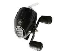 KQFCAZRE Moulinet de Pêche avec Roue de Lancer Haute Performance pour Réservoirs d'eau Salée Extérieurs, Double poignée Noire