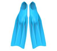KQFCAZRE Palmes de Plongée en Silicone Palmes Longues Palmes Dérive Palmes d'Apnée Chaussant Fermé Soutien Stable Réduction du Glissement Économie d'Énergie , Bleu Ciel , M 40-41