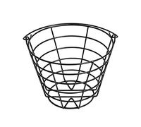 KQFCAZRE Panier de Golf Balles Métal Seau Poignée Ergonomique Réceptacle Transportable Support Stable Matériau Fer PVC pour Terrain de Golf École, Petit