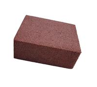 KQFCAZRE Pierre Ski Snowboard Accessoire Affûtage Débavurage Caoutchouc Pierre Polissage Retrait de Rouille Convient pour Entretien Ski Travaux, Grain Rouge 60