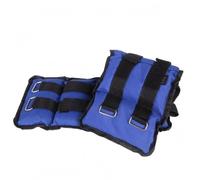KQFCAZRE Poids Réglable Cheville Poignet Bleu et Noir Sac Lesté Cheville à Sangles Sangle Lestée Ajustable, 4kg 1 Paire