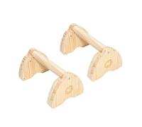 KQFCAZRE Poignées Pompes En Bois Ergonomique Poignées Pompe En Bois Léger Supports Pompe avec Poignée Cylindrique pour Entraînement Fonctionnel