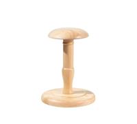 KQFCAZRE Présentoir à Chapeaux avec Base Bois Stable Porte-Chapeau avec Base Bois Rustique pour Particuliers, Comptoir , Support De Chapeau En Bois Court