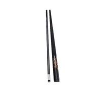 KQFCAZRE Queue de Billard Professionnelle en Deux Sections, Fût en Bois de Carbone, Procédé Renforcé, 13 Mm, Prise en Main Lisse, Convient Aux Hommes et Aux Fe, Motif d'or