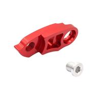 KQFCAZRE Rallonge de Patte de de Vélo, Pièce de Modification, en Alliage D'aluminium, pour Cadre de Vélo, Crochet Arrière, Conception Réglable, Rouge