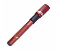 KQFCAZRE Rallonge de Queue de Billard Aluminium Extensible Extension Accessoire Adaptateur Alliage Antirouille Léger pour Stabilité du Geste et Portée Accrue, Grande Tête Rouge