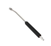 KQFCAZRE Rallonge Nettoyeur Haute Pression 40 Cm Lance avec Raccord Accessoire pour Nettoyage Extérieur, Tige D Extension Rapide À Angle De 40 Cm en Acier Inoxydable Noir