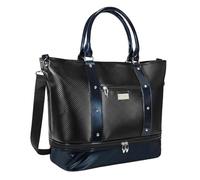 KQFCAZRE Sac de Golf Étui de Matériel Sac de Sport Sac de Sac avec Compartiment Bas pour Chaussures Tissu Polyester Protégé Contre la Pluie Transport à Main et Épaule Adapté aux Sorties, Black