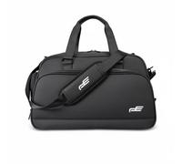 KQFCAZRE Sac de Vêtements de Golf Bandoulière Sac Déplacement avec Compartiment Chaussures Poignée Robuste Bagagerie pour Golfeurs, Array, Noir