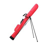 KQFCAZRE Sac Trépied de Golf Léger avec Séparateur de, Poignée de Transport, Sac D'accessoires en Nylon Imperméable et Résistant, Idéal pour L'en, Rouge
