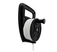 KQFCAZRE Scuba Diving Reel Équipement Plongeur de Structure en Plastique Arrêt de Doigt Poignée Adaptée à La Plongée Spéléo Dérive Exploration, Noir, comme Décrit