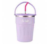 KQFCAZRE Seau Isotherme avec Couvercle Double Paroi Bouteille avec Large Ouverture Grande Capacité Cruche Thermique pour Campeurs, Camping, Pique-Nique, Violet Clair, 4000ml