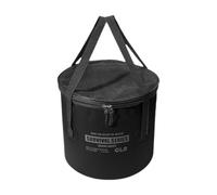 KQFCAZRE Seau Pliable, Seau de Pêche Pliable, Sac à Eau Portable et Polyvalent, Récipient de Stockage d'eau, Panier de Vidange pour Lavage de Voiture, Noir