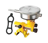 KQFCAZRE Support de Centrage de Roue de Vélo, Outils de Réparation de Roue de Vélo, Support de Centrage de Pneu Détachable pour Vélos de Route, Jaune avec jauge