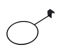 KQFCAZRE Support Mural Ballon Rangement Support Casque Présentoir Sport Crochet Métallique Porte Objet Installation Simple Adapté pour Salle de Jeux Espace SPO, Le Noir