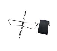 KQFCAZRE Support Pliable pour Glacière, Meuble de Camping, Outil de Rangement Portable pour Glacière, Support pour Valise de, Support pour Réfrigérateur, Noir