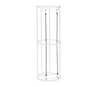 KQFCAZRE Support Vertical à Colonnes pour Ballons de Basket-ball, Rangement et équipement D'entraînement, Idéal pour L'intérieur Des écoles, Blanc 2 couches