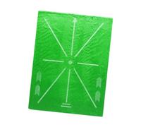 KQFCAZRE Tapis de Frappe de Golf, Tapis D'entraînement de Golf, Tapis d'exercice de Golf Remplaçable pour Améliorer Ses Compétences, Idéal Pou, Blanc