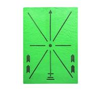 KQFCAZRE Tapis de Frappe de Golf, Tapis D'entraînement de Golf, Tapis d'exercice de Golf Remplaçable pour Améliorer Ses Compétences, Idéal Pou, Noir