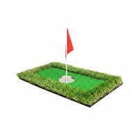KQFCAZRE Tapis de Golf Flottant Tapis d'Entraînement Tapis de Putting Cible de Chipping Surface Flottante en Gazon Synthétique Mixte pour Travailler Contrôle, Non Bordé