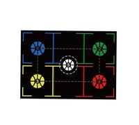 KQFCAZRE Tapis D'Entraînement Basketball Mat de Coordination Tapis pour Améliorer Les Gestes Techniques Entraînement Silencieux Caoutchouc Résistant Antidérapa, 107cmx76cm
