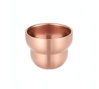 KQFCAZRE Tasse à En Acier Inoxydable à Double Paroi Incassable Tasse à à Double Paroi Robuste Gobelet pour Minimalistes, Maison, Or Rose