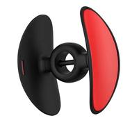 KQFCAZRE Thigh Exerciser Machine Minceur Tonifie Pelvien Adducteurs Entraîneur Multifonction Pression Réglable Structure PP Adapté Entraînement Qu, Noir Rouge