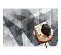 KQIEJUY 180 x 230 cm Tapis de Sol Bureau - Tapis Chaise Gaming Antidérapant - Tapis de Protection de Sol pour sols durs - Tapis sous Chaise de Bureau - Tapis de Sol Bureau - Tapis pour Fauteuil