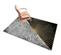 KQIEJUY Tapis Chaise de Bureau Antidérapant Tapis de Protection de Sol Gaming Tapis Protège-Sol pour Chaise à roulettes, 160 x 180 cm Tapis de Sol Bureau Tissu pour Parquet Carrelage et Sols