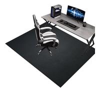KQIEJUY Tapis de Chaise Bureau Gaming, Tapis de Sol Bureau, Tapis Protection Sol Chaise Bureau Antidérapant Tapis Protège-Sol 140 x 180 cm, Tapis Gaming Sol pour Parquet, Carrelage et Sols Stratifiés