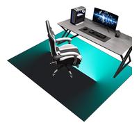 KQIEJUY Tapis de Sol Bureau, Tapis Chaise de Bureau Gaming, Tapis de Sol pour Fauteuil, Tapis de Protection pour Sols Durs, Tapis Protecteur de Sol pour Fauteuils de Gaming à Domicile 140 x 180 cm