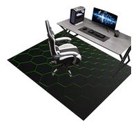 KQIEJUY Tapis de Sol Bureau, Tapis Chaise de Bureau Gaming, Tapis de Sol pour Fauteuil, Tapis de Protection pour Sols Durs, Tapis Protecteur de Sol pour Fauteuils de Gaming à Domicile 140 x 180 cm